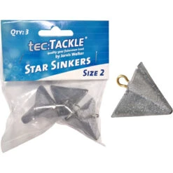 Jarvis Walker Tec Tackle Star Sinker Pre Pack -Finest Angling Store 11318419456030