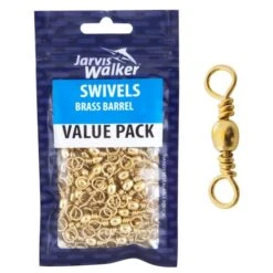 Jarvis Walker Value Swivel Packs -Finest Angling Store 998 JW Swivels Brass Barrel Value Pack f358d3e7 8bdf 427a 9597 ab561db949b7