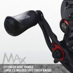 Abu Garcia Max 4 Pro Baitcaster -Finest Angling Store AbuGarica Max4 40 LP Handle info