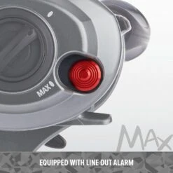Abu Garcia Max 4 Pro Baitcaster -Finest Angling Store AbuGarica Max4 40 LP LineAlarm info