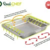 RPM Road Chef Oven Baking Tray -Finest Angling Store BTRCL12VO 1