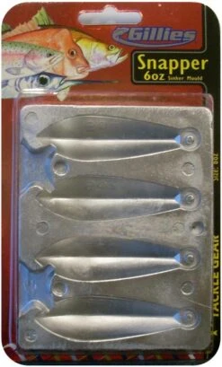Gillies Sinker Mould Range -Finest Angling Store SNAPPER 061