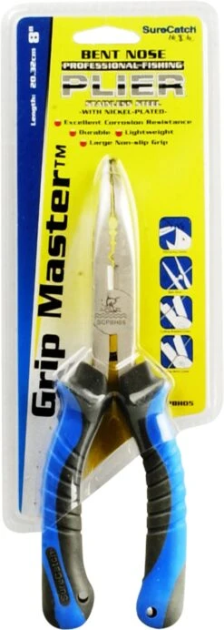 Sure Catch 6inch Bent Nose Multi Plier SCPH03 Grip Master -Finest Angling Store bent nose 8inch