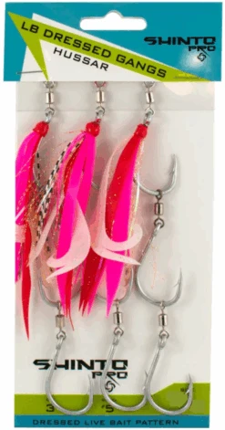 Shinto Pro Dressed Ganged Hook Swivel Live Bait -Finest Angling Store huss
