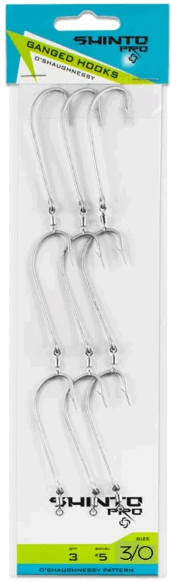Shinto Pro Ganged Hook Swivel OShaughnessy -Finest Angling Store oshaun30