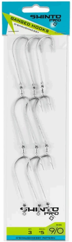 Shinto Pro Ganged Hook Swivel OShaughnessy -Finest Angling Store oshaun90